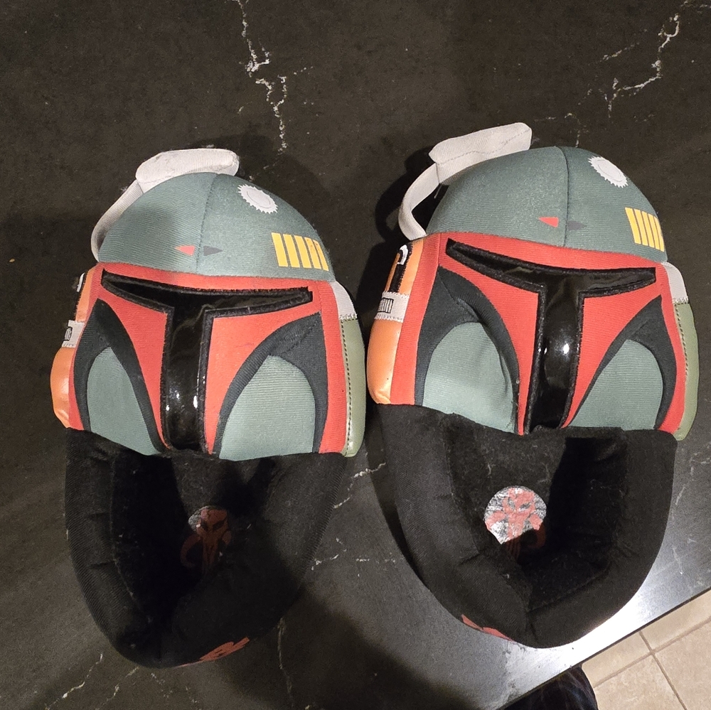 Star Wars Kids Boba Fett Slippers Sz 3-4